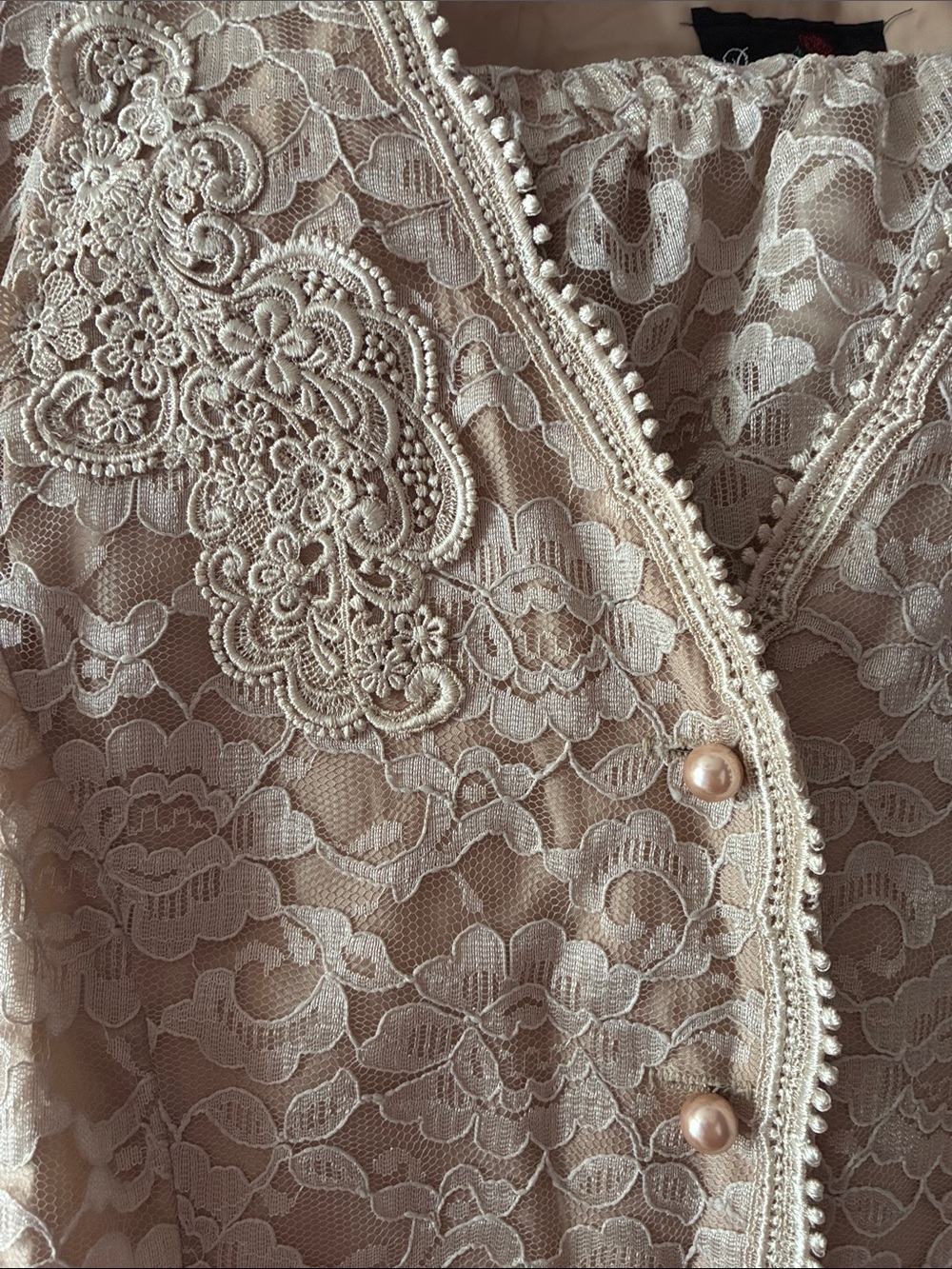 VTG DAVID ROSE LACE MOTB DRESS - Picture 17 of 17